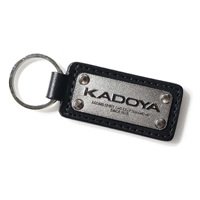 8017 KADOYA ORIGINAL キーホルダー シルバー/ブラック