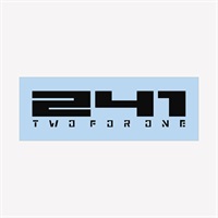 【在庫限り】【アウトレット】個別配送のみ AREA241 241 LOGO STICKER ブラック