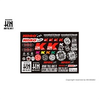 KN/KOSO コラボレーションステッカーキットM 【300mm×210mm】