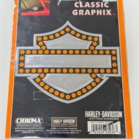 【在庫限り】ハーレー CLASSIC GRAPHIX 6X8 CHROME DECAL