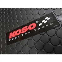 KOSO ロゴステッカー 【ブラック】25mm×120mm