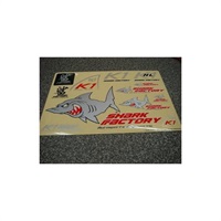 SHARK-FACTORY ステッカーキット350mm-250mm