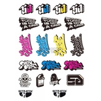 STAGE6【ステッカーセット】Scooter-Attack Sticker set【210mm 300mm】
