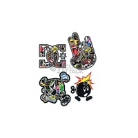 STAGE6【ステッカー4セット】Sticker Set Sticker Bomb【90mm×120mmシート】