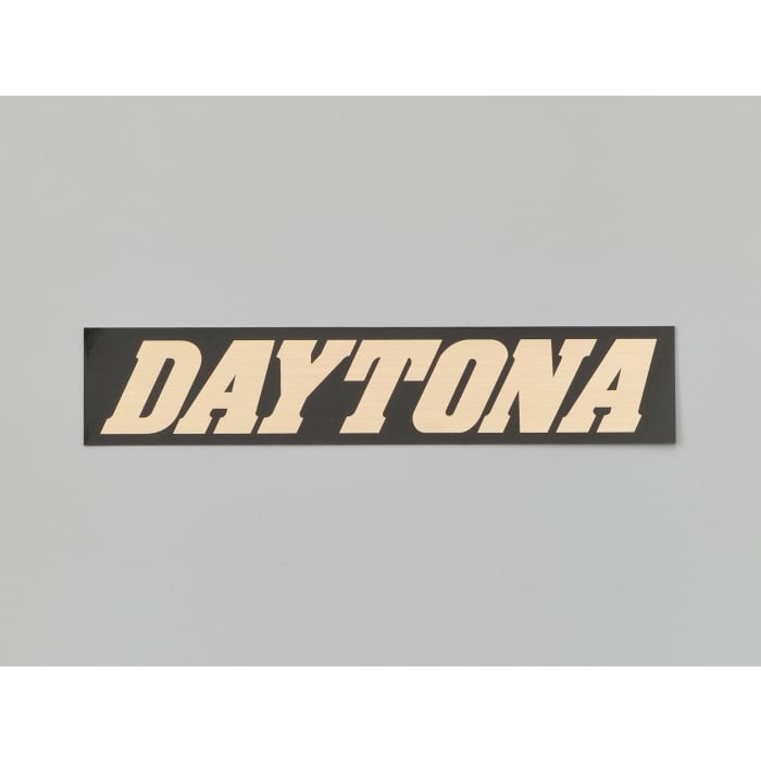 ＜DAYTONA＞ ステッカー 150×30mm(黒/金（文字）)