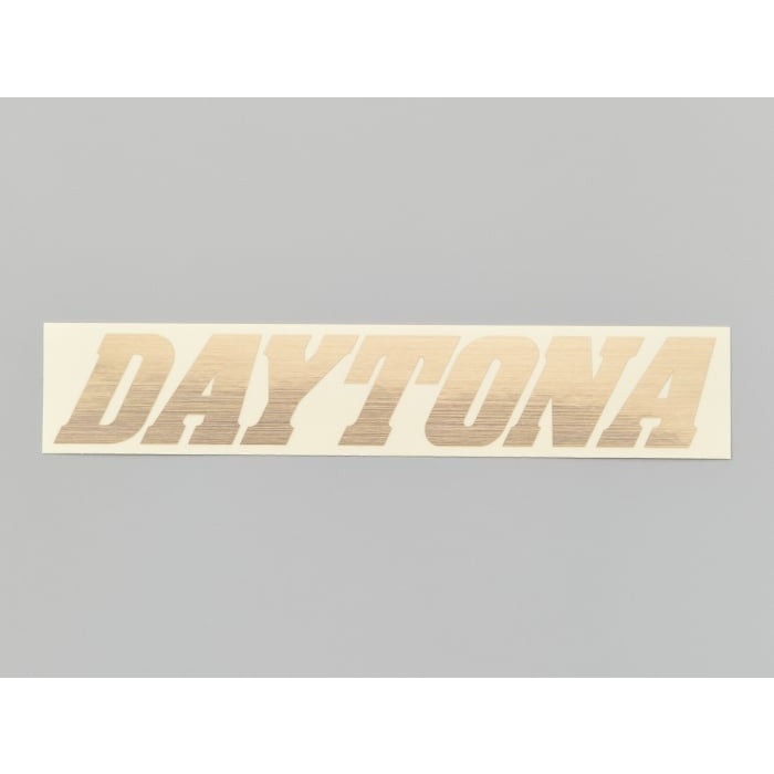 ＜DAYTONA＞ カットステッカー 抜き文字(ヘアラインゴールド)