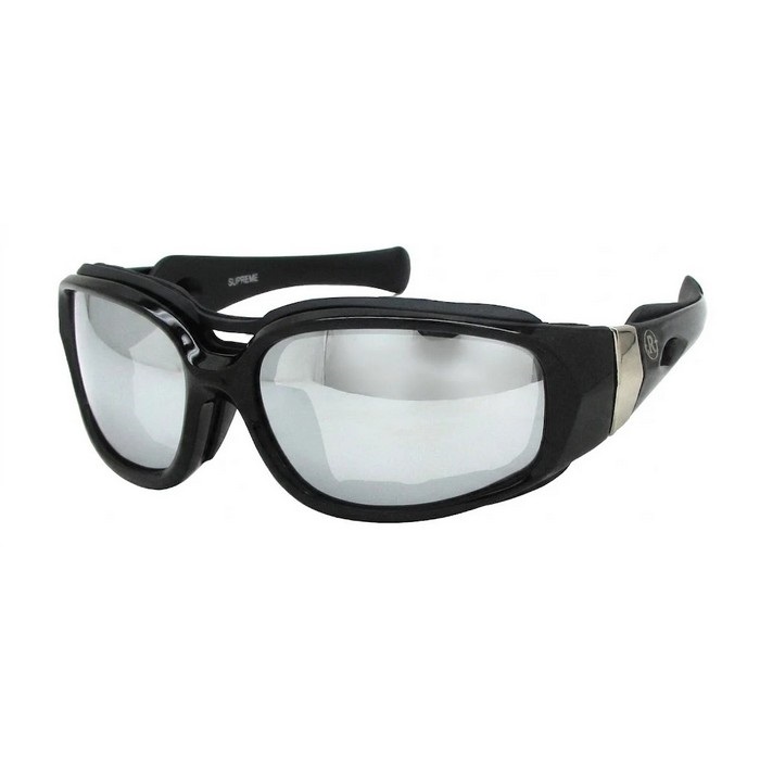 EYEWEAR SUPREME RS910 偏光(メタリックブラック / シルバーミラー)