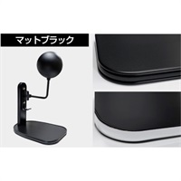 ヘルメットスタンド マットブラック ブラックモール