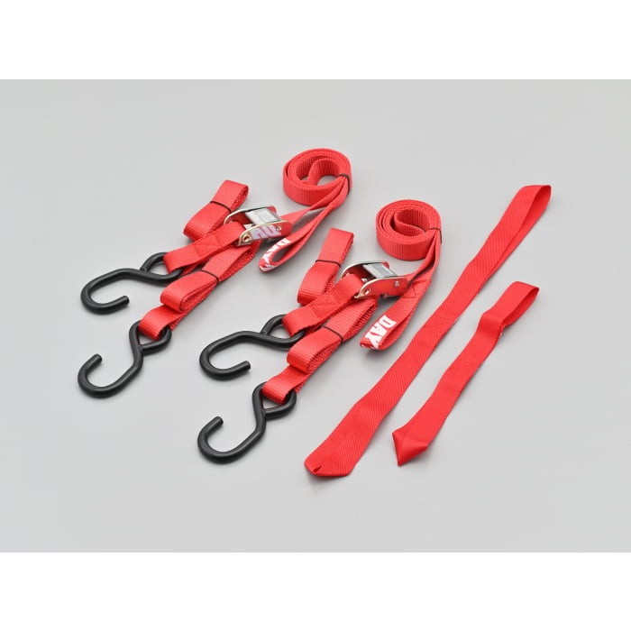 タイダウンベルト カムバックル(レッド)