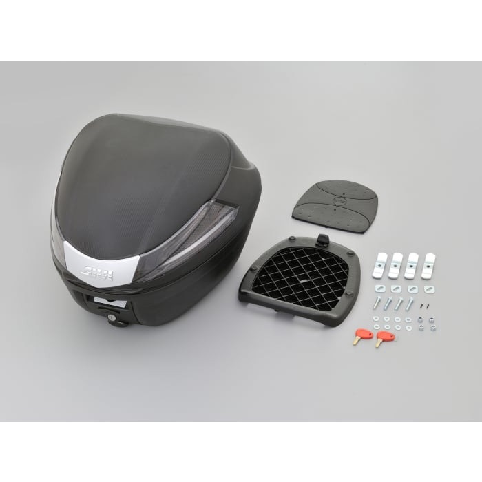 B34N / B34NT モノロックケース 34L 未塗装ブラックトップケース(TECH未塗装ブラック)