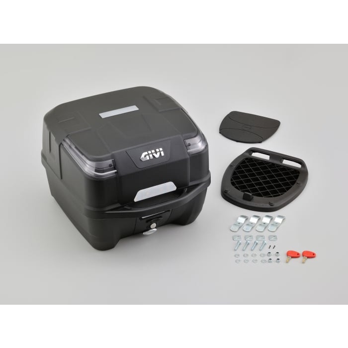 B33N2MD / B33NM ATLAS 未塗装ブラック 33L トップケース（モノロック）(スモークリフレクター)