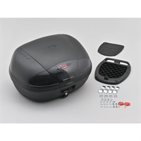 E450N2W トップケース（モノロック）未塗装ブラック｜リアボックス