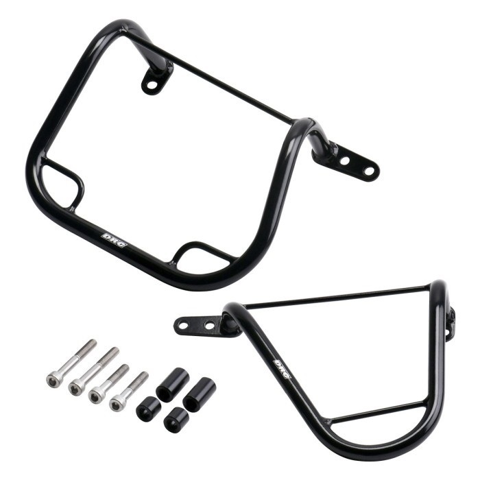サイドバッグサポート ブラック CRF250L (MD47) 21-24｜バッグサポート 