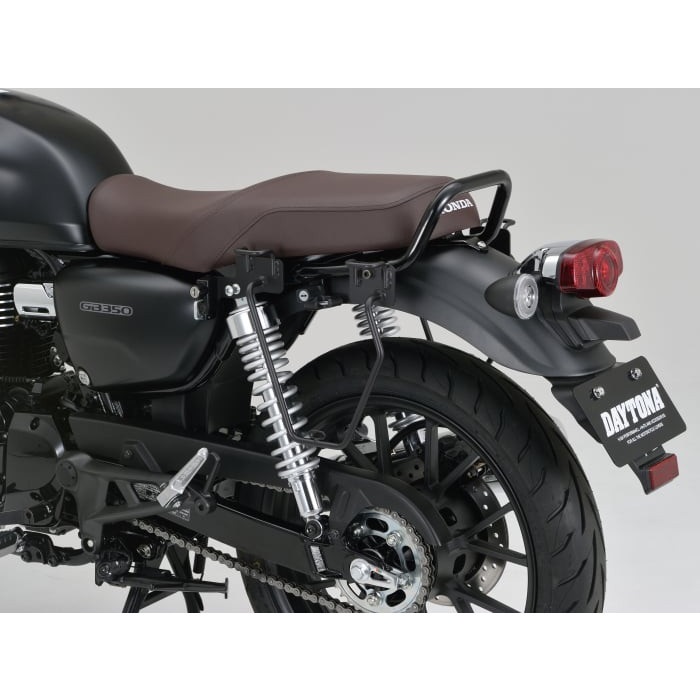サドルバッグサポート (ベルトループ一体型) GB350 21-23(左側専用 ヘルメットホルダー付き)