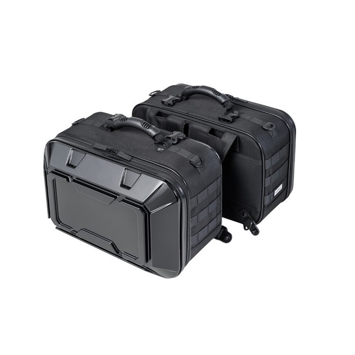 【MOTOFIZZ】ツアーシェルケース M 40L(片側20L)(グロスブラック)