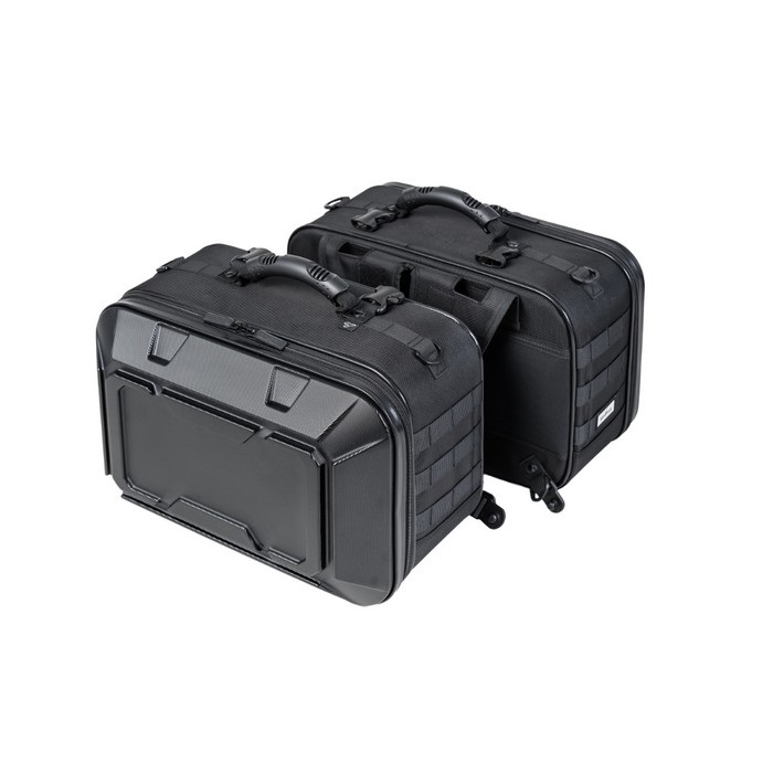 【MOTOFIZZ】ツアーシェルケース M 40L(片側20L)(エンボスブラック)