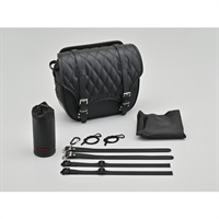 DHS-36 / DHS-37 サドルバッグ 12L トラぺ ダイヤ / ブラック