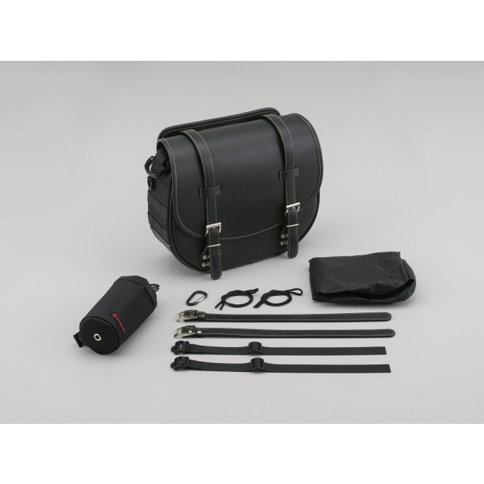 DHS-29 サドルバッグ 10L ラウンドプレーン｜サイドバッグ・サドル