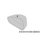 【MOTOFIZZ】左レインカバー【バッグ用リペアパーツ】