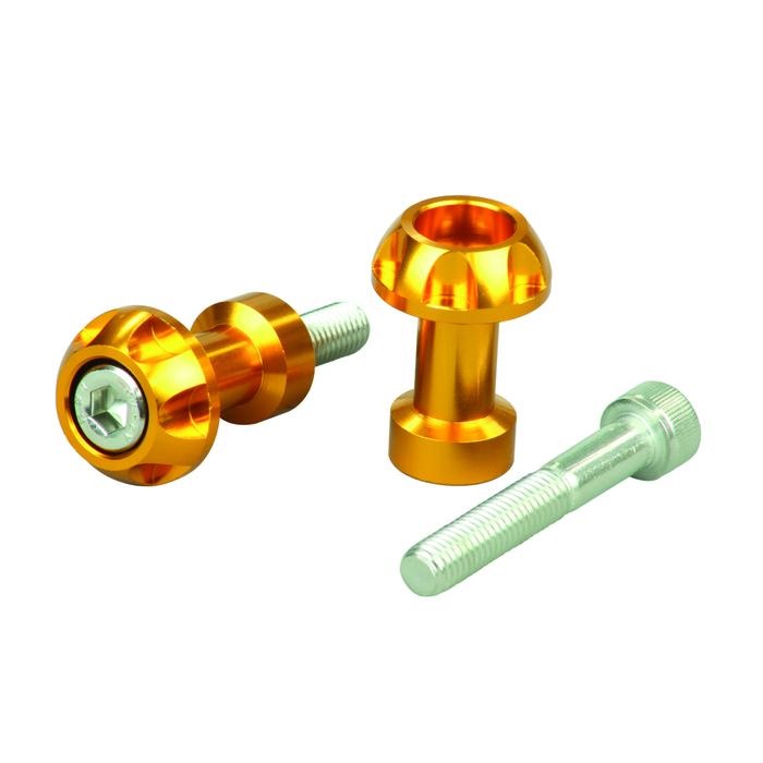 8mm NASAタイプロングネットアンカー（2個入り）(ゴールド)
