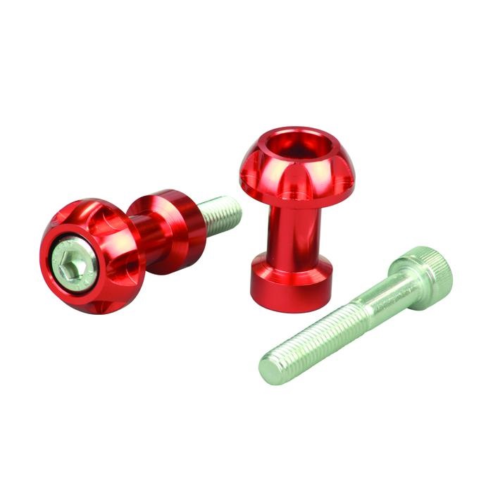 8mm NASAタイプロングネットアンカー（2個入り）(ディープオレンジ)