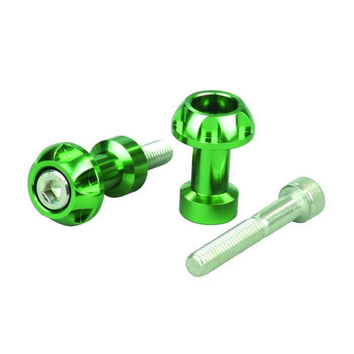 8mm NASAタイプロングネットアンカー（2個入り）(ライトグリーン)