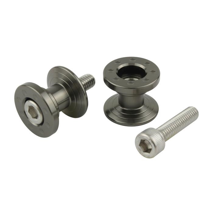 アルミツーリング荷掛けフック M6 ショート(チタン)