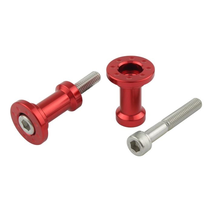 アルミツーリング荷掛けフック M6 ロング(レッド)