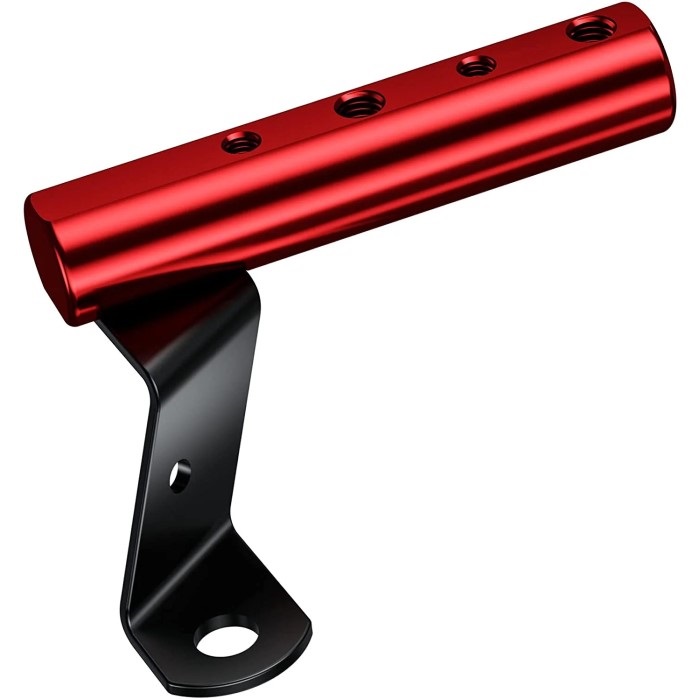 KDR-H3-2 2ピースアルミ製クランプバー(MATTE RED)