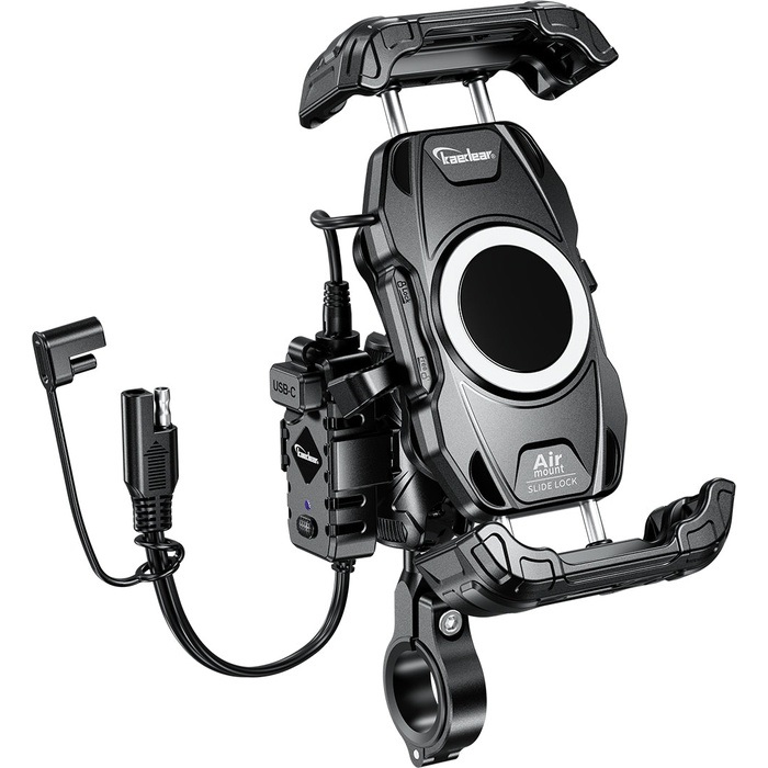 kurさま専用 KDR-M28A スライドロック Air Mount QI USB｜スマホホルダー・マウント