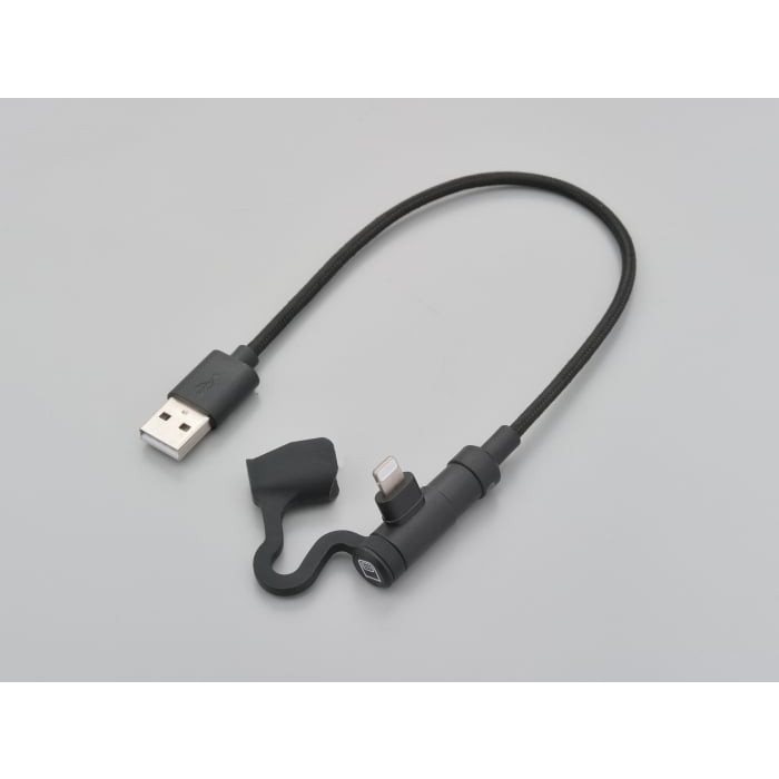 バイク用USB充電ケーブル Type-A to Lightning L型｜その他｜の通販