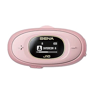 J10-01 バイク用 Bluetooth インターコム シングルパック Pink