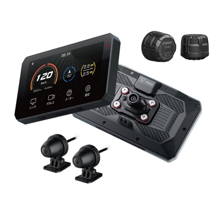 SRS-010 スマートライドモニターAIO-5 Lite 空気圧センサー付 5インチ