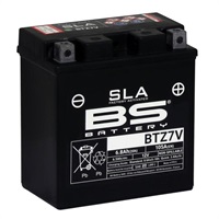 SLAバッテリー BTZ7V【12V】【AGM 液入充電済】
