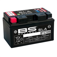 SLAバッテリー BTZ10S【12V】【AGM 液入充電済】