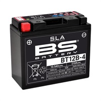 SLAバッテリー BT12B-4【12V】【AGM 液入充電済】