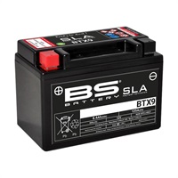 SLAバッテリー BTX9【12V】【AGM 液入充電済】