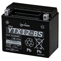 VRLA（制御弁式）バッテリー YTX12-BS 液入充電済み