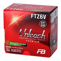 【在庫限り】 FTZ6V 制御弁式 (VRLA) バッテリー Unleashシリーズ【液入り充電済】