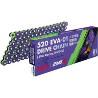 EVA-01シリーズ 520EVA-01 チェーン ヴァイオレット&グリーン 【カシメジョイント付属】
