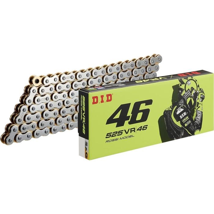 VR46シリーズ 525VR46 チェーン シルバー&ゴールド 【カシメ