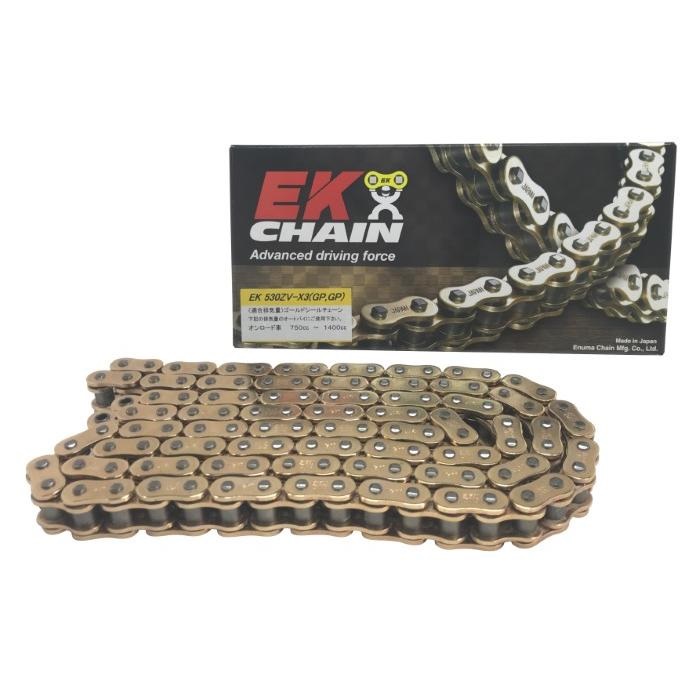 ZVXシリーズ 520ZVX3 シールチェーン ゴールド【カシメジョイント (MLJ