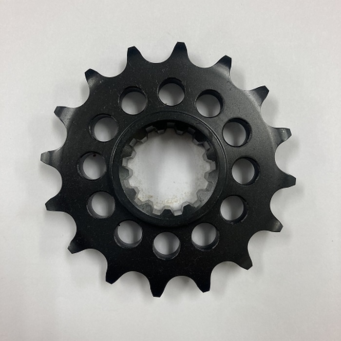 54歯フラットチェーンスプロケット タイプA9.525 mmピッチ 16 mm フロントスプロケット スチール 429 525チェーン｜フロント