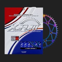 【在庫限り】X.A.M JAPAN EXC他 TOUGH LIGHTSTEEL [タフライトスチール] リアスプロケット