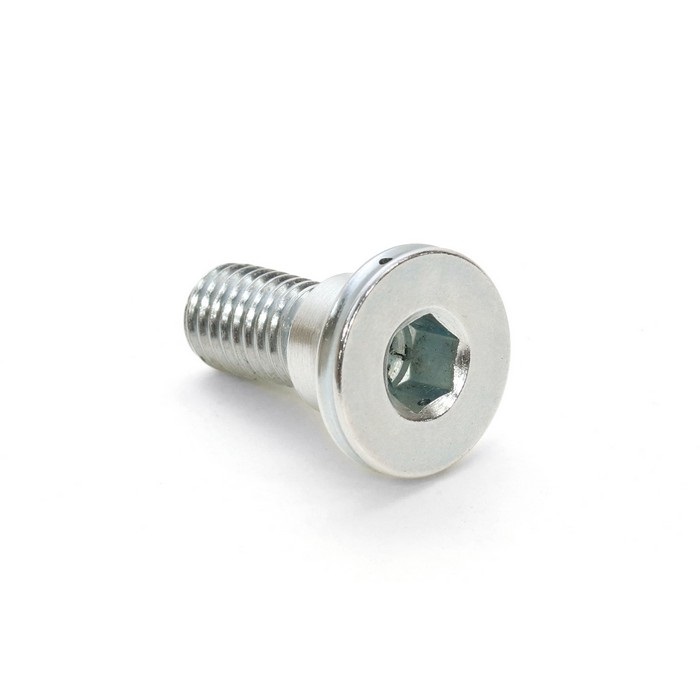 ワイヤリングガイドレール付低頭ローターボルト M8x20 P1.25 ディスクローター/スプロケット用(STEEL)(1本入)