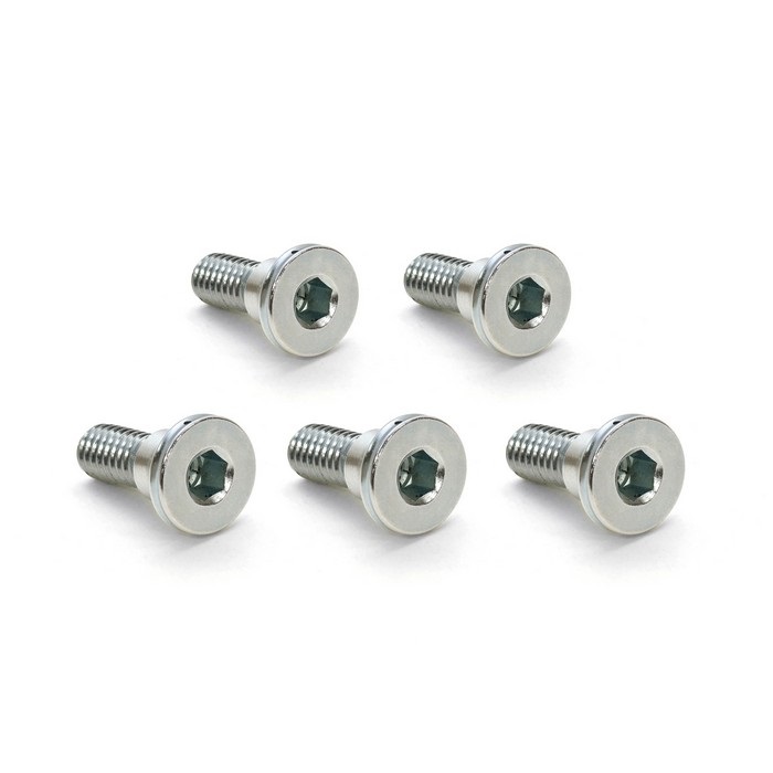 ワイヤリングガイドレール付低頭ローターボルト M8x20 P1.25 ディスクローター/スプロケット用(STEEL)(５本入)