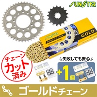 チェーン&スプロケット3点セット ZZR1200 KS5D813 GDチェーン