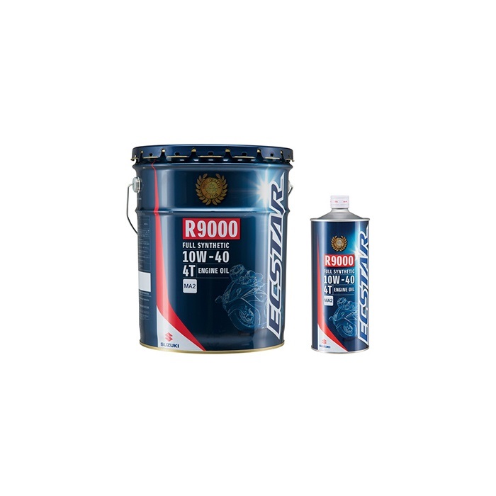 スズキ純正エンジンオイル エクスターR9000 1L缶×4本 100％化学合成オイル 最上位オイル 10W-40 MA2 ハヤブサ GSX R1000 S1000 刀 スズキ純正 エンジンオイル R9000 1L 4本 エクスター 4サイクル IJWF