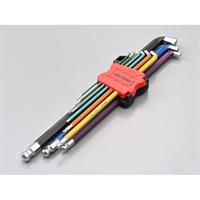 マルチカラー 六角レンチセット ショート ミリサイズ