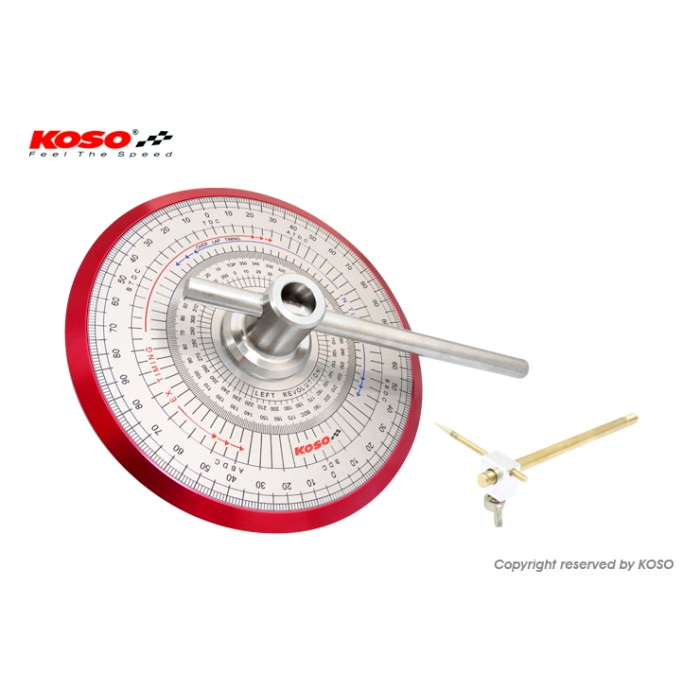 KOSO 全周分度器【バルブタイミング計測工具】汎用｜ハンドツール